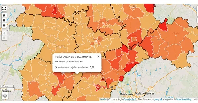 Los contagiados por coronavirus se elevan hasta 68 en la zona básica de salud de Peñaranda