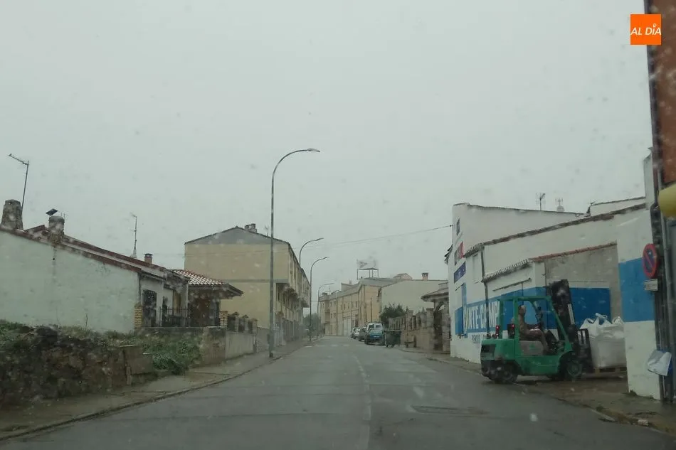 Foto 3 - Vitigudino resiste bajo la nieve el tercer martes de mercado durante el estado de alarma por...
