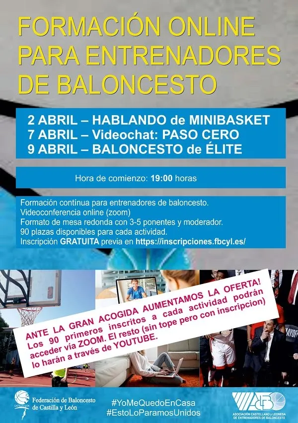 Foto 3 - La Federaci&oacute;n de Baloncesto ofrece formaci&oacute;n online gratuita para entrenadores