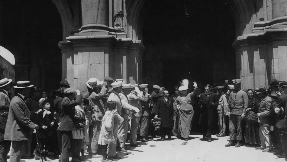 Visita a Salamanca de la infanta Isabel de Borbón en 1914