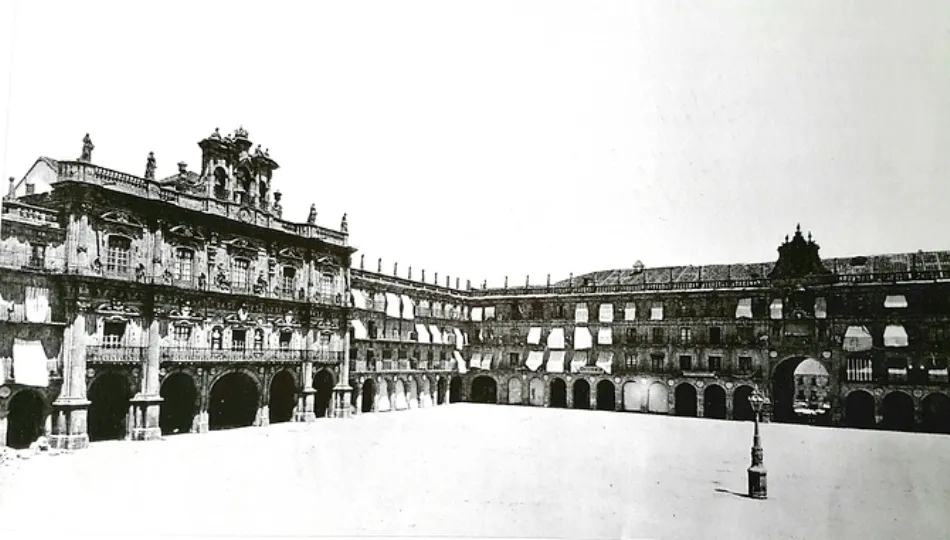 La Plaza Mayor en 1860