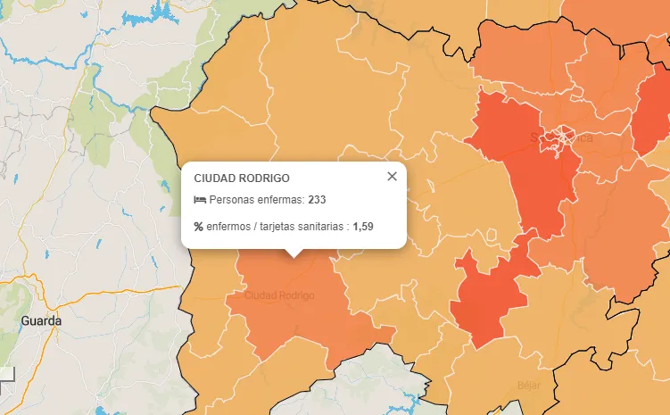 La Zona Básica de Ciudad Rodrigo cambia de mes con otros 10 contagiados por coronavirus  