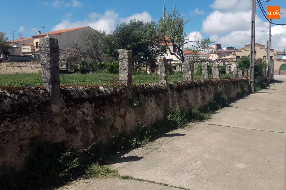 Foto 3 - El Ayuntamiento de Vitigudino limpia de guantes de pl&aacute;stico la calle La Huerta