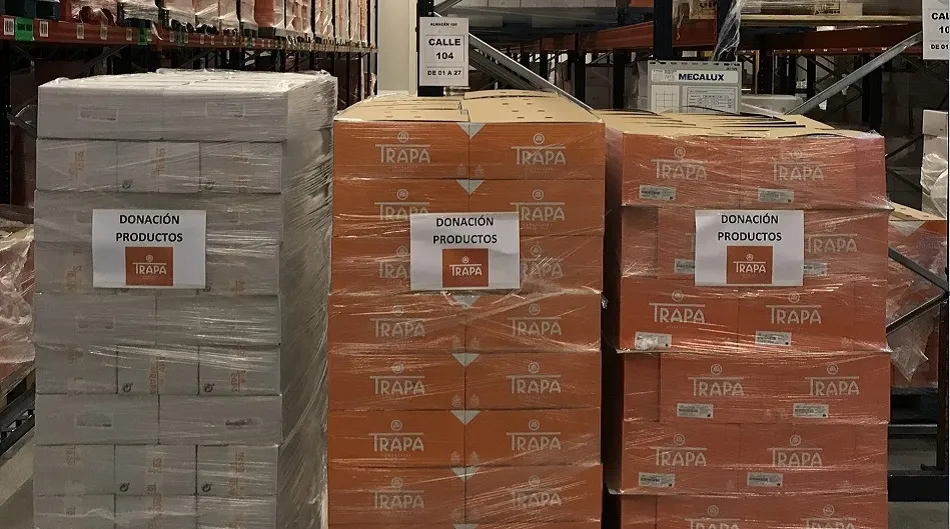 Donación de Trapa a hospitales y a la UME | EP