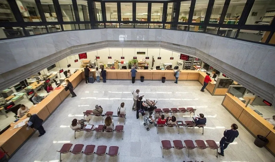 Oficina de la Agencia Tributaria de Andalucía. Foto de archivo