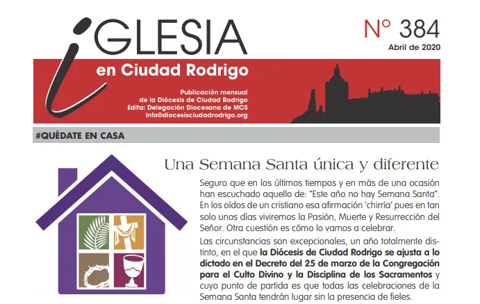 La Diócesis publica digitalmente un nuevo número de ‘Iglesia en Ciudad Rodrigo’  