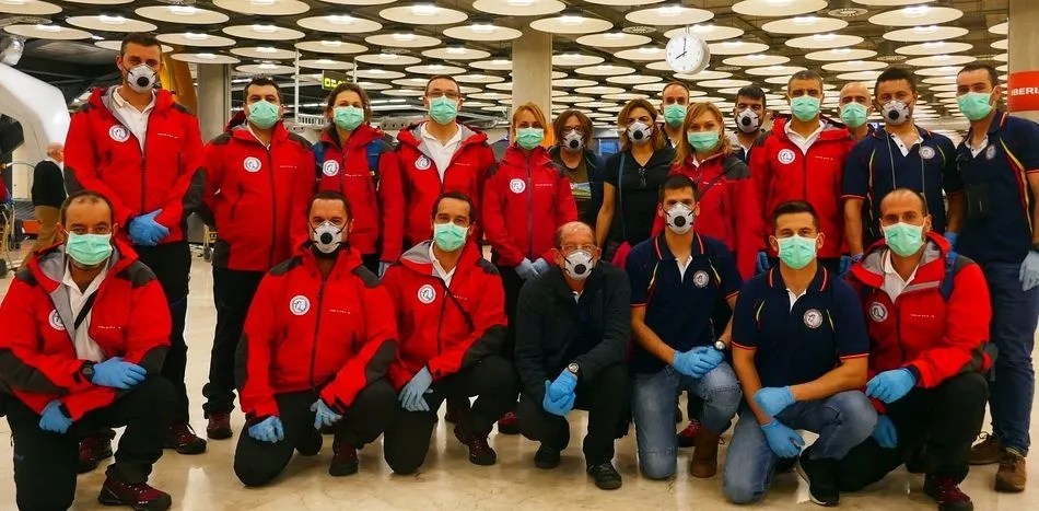 Los militares salmantinos a su regreso de la Antártida