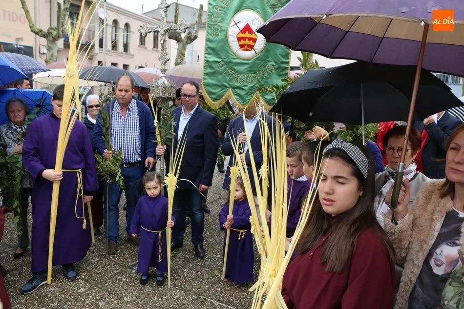 Foto 8 - Procesi&oacute;n del Domingo de Ramos en Vitigudino, los ni&ntilde;os son los protagonistas  