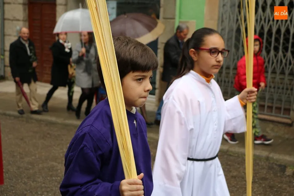 Foto 5 - Procesi&oacute;n del Domingo de Ramos en Vitigudino, los ni&ntilde;os son los protagonistas  