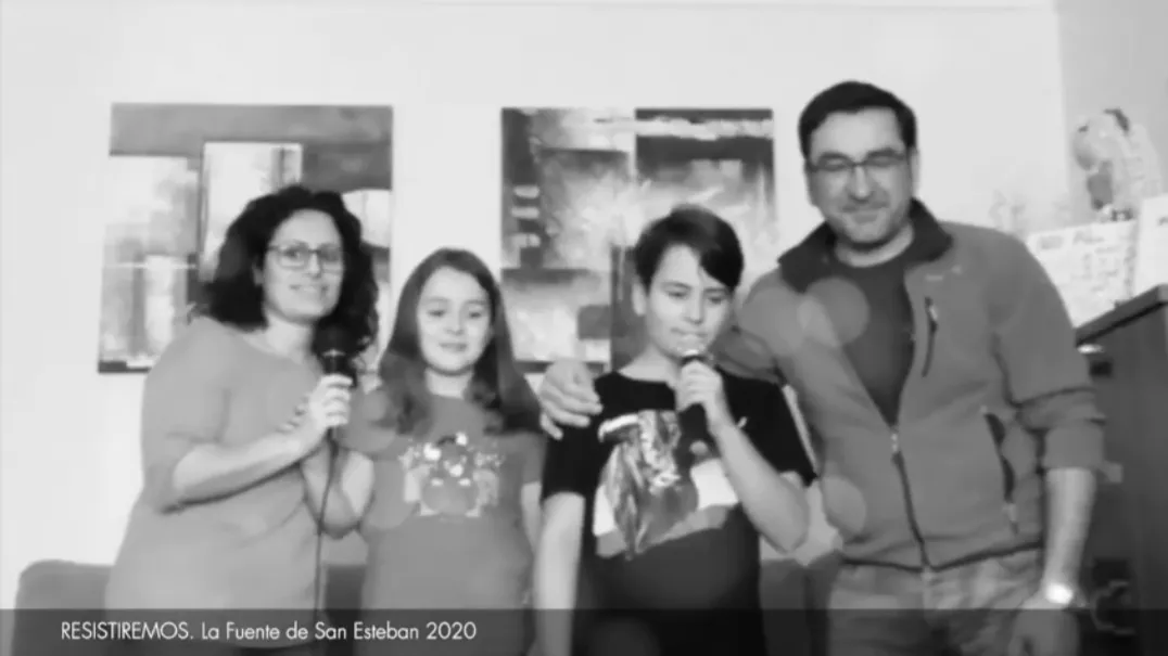 Foto 9 - Vecinos de La Fuente de San Esteban se animan a cantar en un v&iacute;deo el &lsquo;Resistir&eacute;&rsquo;  