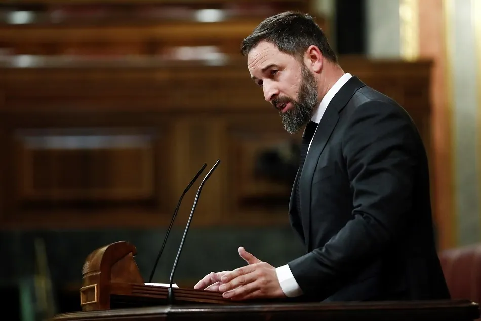 El presidente de Vox, Santiago Abascal | EP