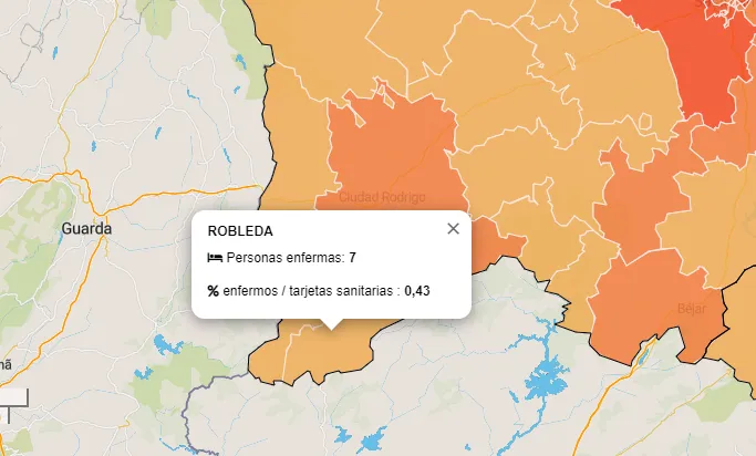 La Zona de Salud de Robleda pasa de 3 a 7 contagiados en un solo día  