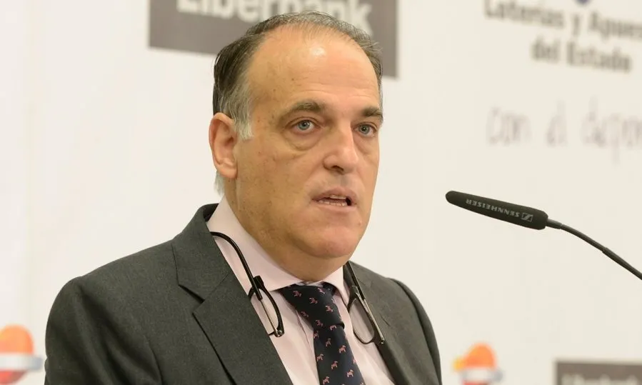  El presidente de LaLiga, Javier Tebas, en una foto de archivo de EP