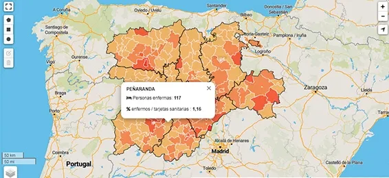 El número de contagios por coronavirus se ralentiza pero suma 117 infectados en la zona básica de ...