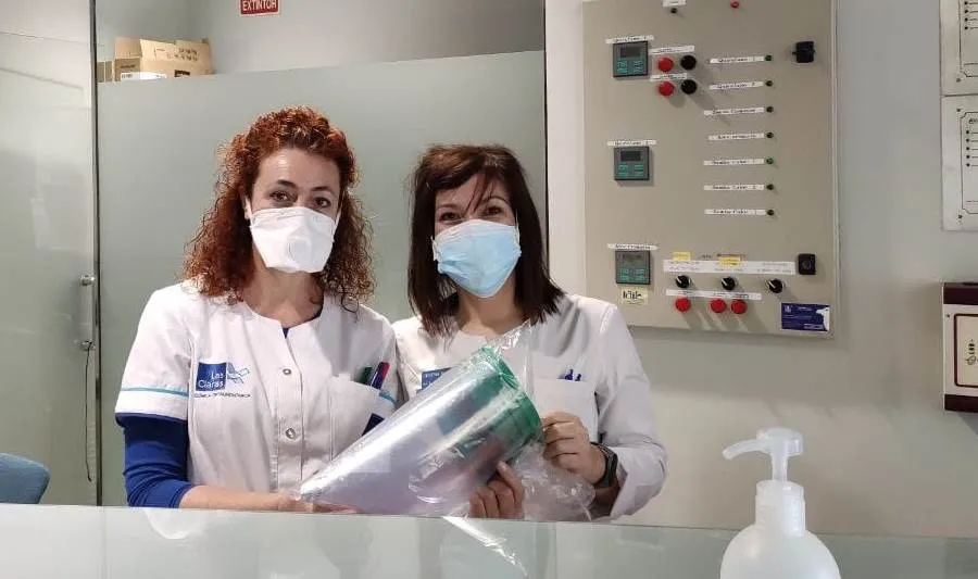 Una de las clínicas que ha recibido pantallas protectoras de Resistencia Salamanca