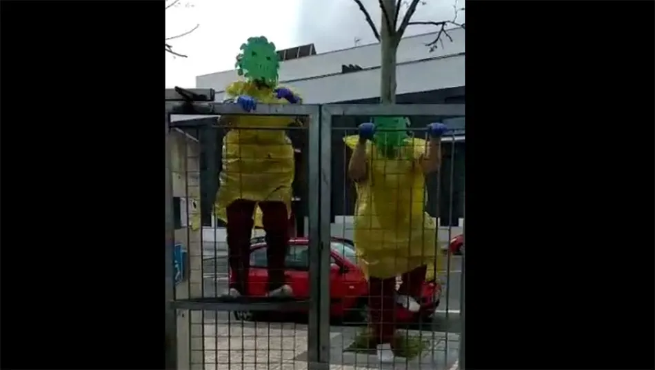 La residencia Fidalgo Morales de Salamanca resiste al coronavirus con mucho humor