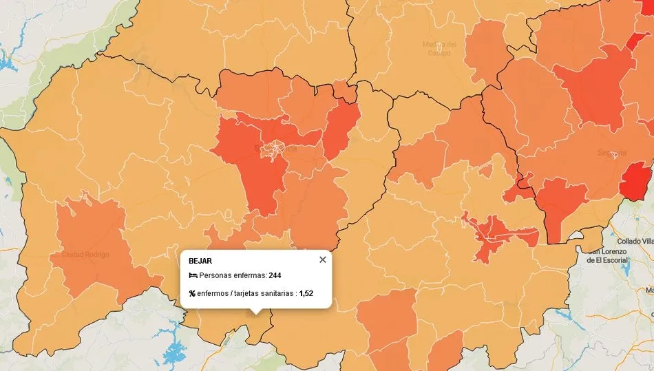 Datos facilitados por la Junta de Castilla y León