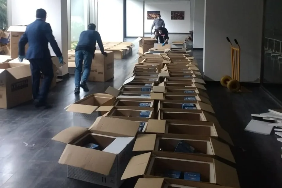 El Gobierno de España ha entregado a Castilla y León un total de 508.000 de mascarillas | ARCHIVO