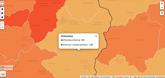 Los contagios por coronavirus en la Zona Básica de Salud de Peñaranda se sitúa en 130 casos,...