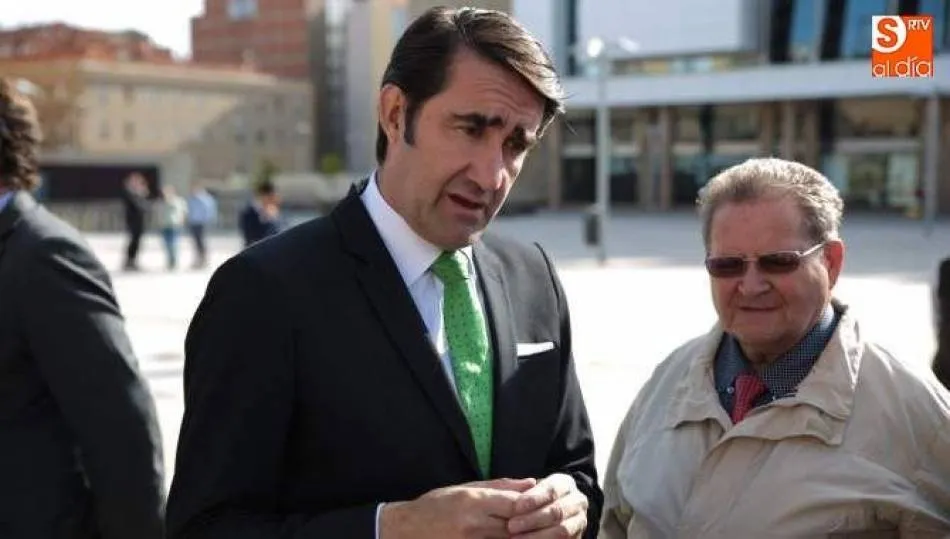 El consejero de Fomento y Medio Ambiente, Juan Carlos Suárez-Quiñones