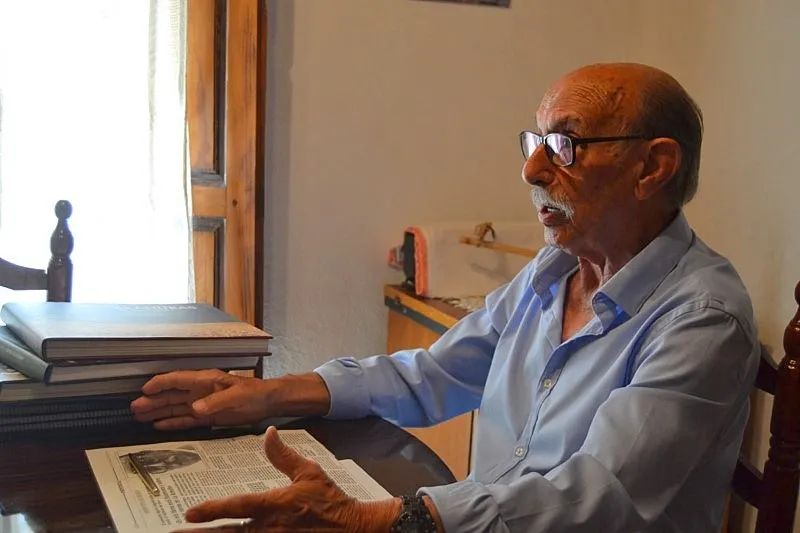 Agustín Salgado en una entrevista. / Saúl Martín Sánchez