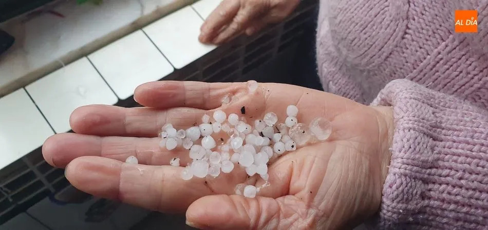 Foto 6 - Una fuerte tormenta de granizo provoca problemas en varios municipios de la zona de Vitigudino  