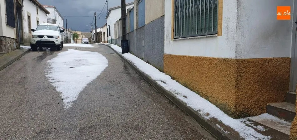 Foto 5 - Una fuerte tormenta de granizo provoca problemas en varios municipios de la zona de Vitigudino  