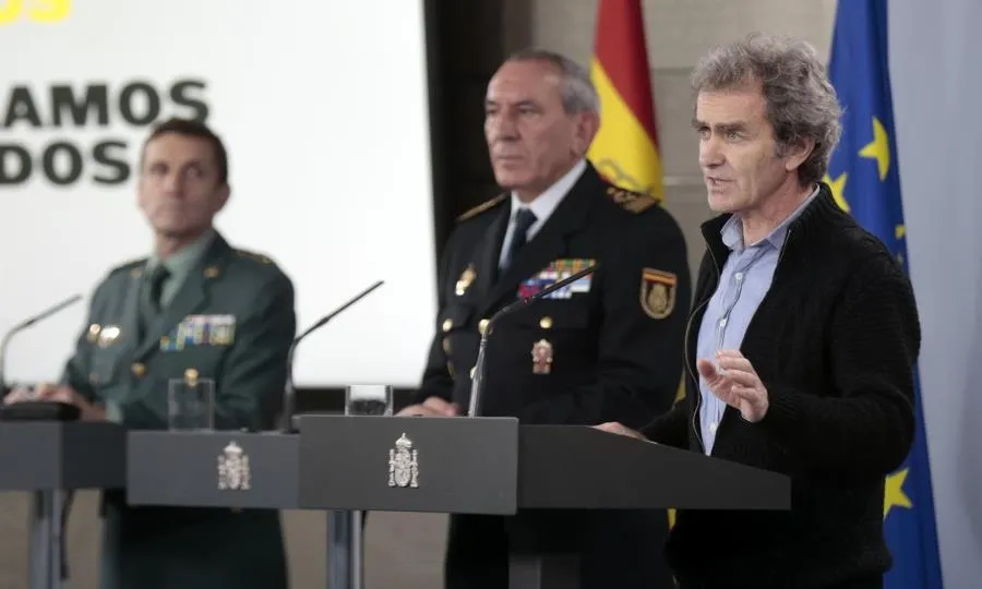 El director del Centro de Coordinación de Alertas y Emergencias Sanitarias del Ministerio, Fernando Simón. Foto Moncloa