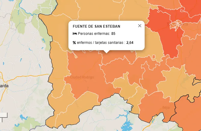La Zona de La Fuente de San Esteban pasa en un día de 39 a 85 casos de coronavirus  