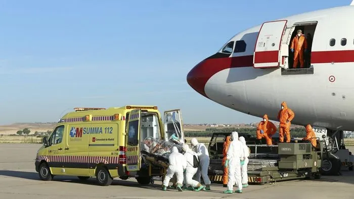 Llegada a Madrid de infectados de Ébola