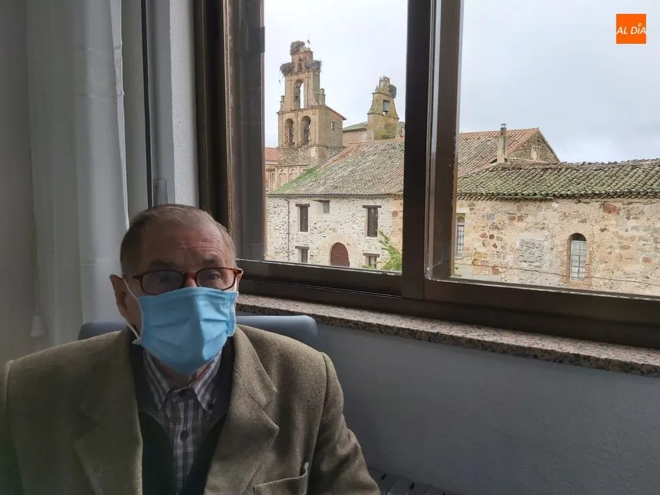 Román Sanchez, residente en la Residencia Santiago y San Marcos