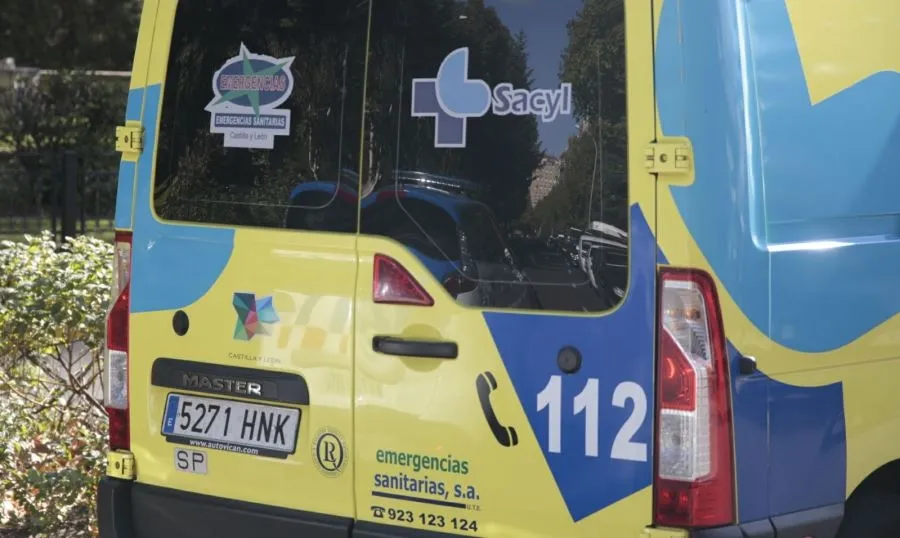 El herido fue evacuado en ambulancia. Foto de archivo