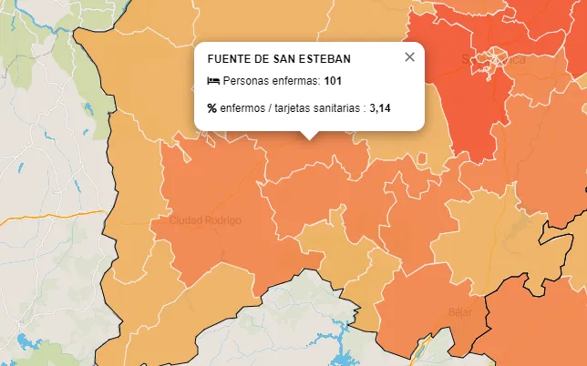 La Zona Básica de La Fuente de San Esteban supera el centenar de contagiados tras dar otro...