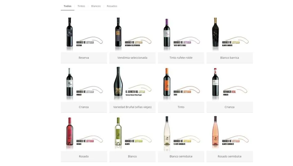 en la wevb http://www.bodegasarribesdelduero.com/index.html puede verse la oferta de caldos que elabora la bodega