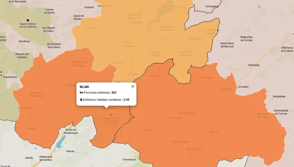 Datos oficiales facilitados por la Junta de Castilla y León