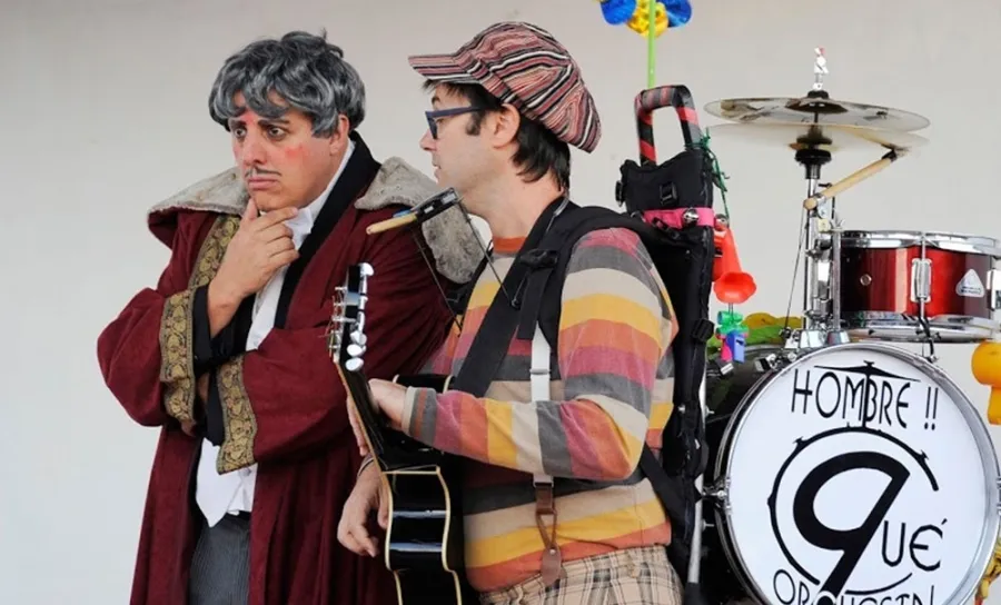 Una de las escenas de este montaje de Kamaru Teatro