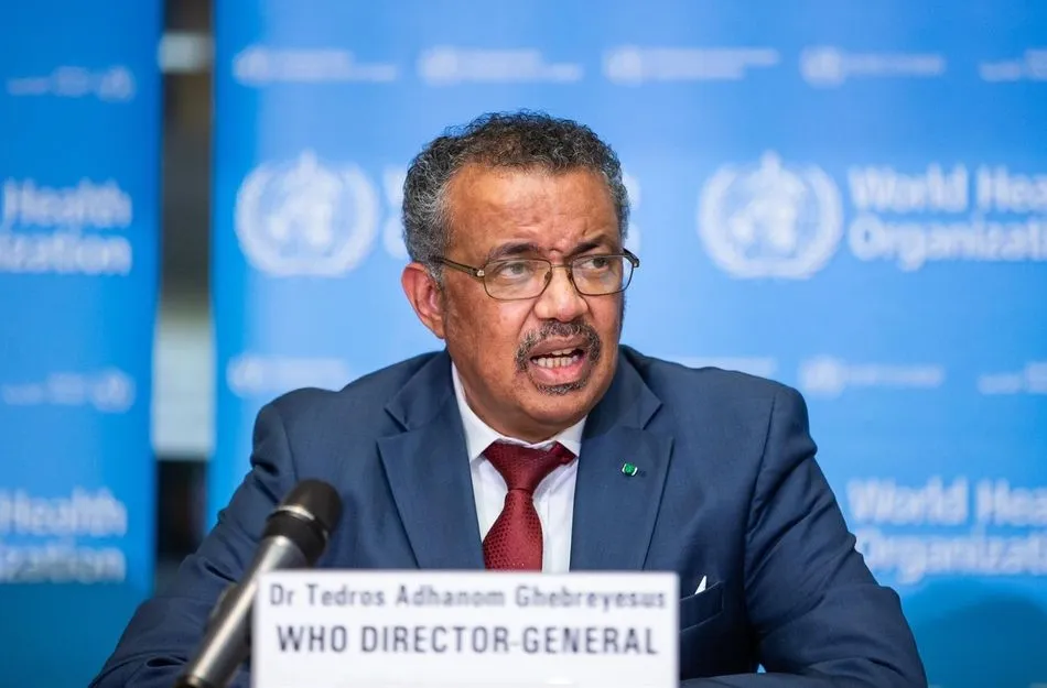 El director general de la Organización Mundial de la Salud, Tedros Adhanom Ghebreyesus