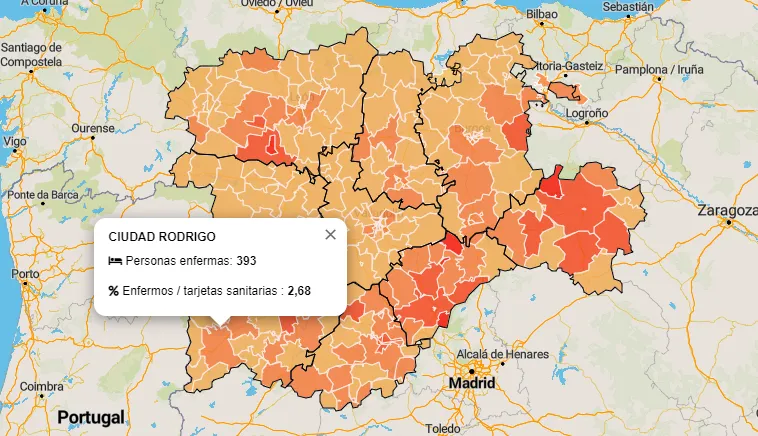 La Zona de Ciudad Rodrigo registra 4 contagiados más y se acerca a los 400  