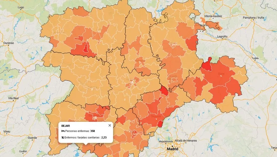 Datos oficiales facilitados por la Junta de Castilla y León