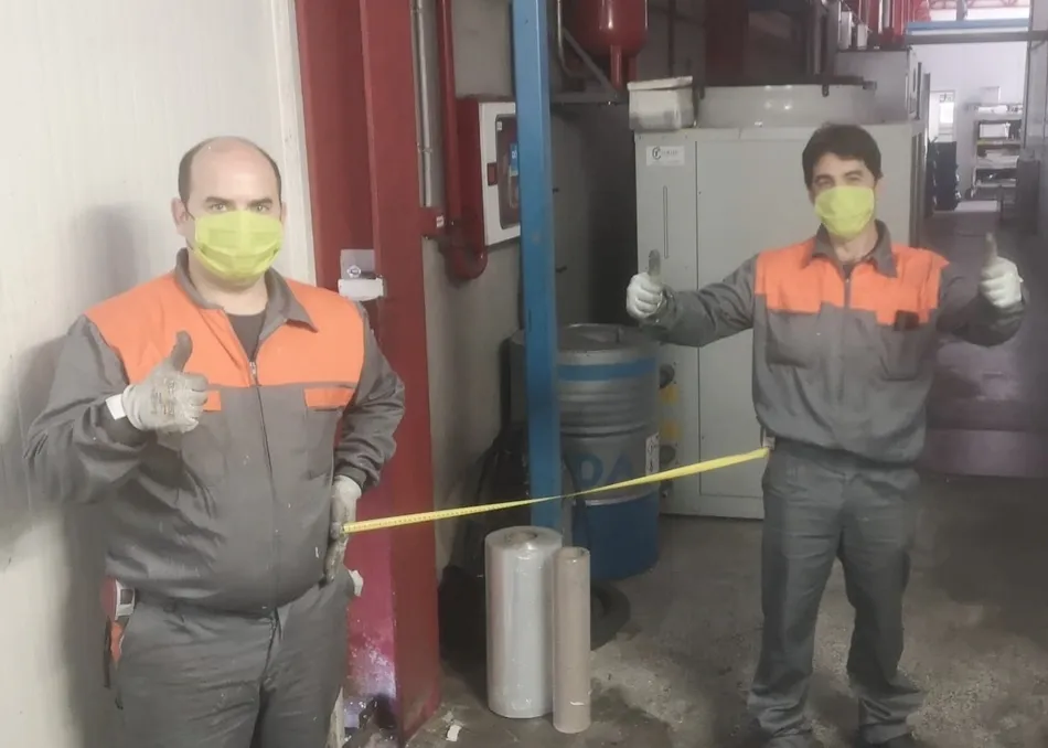 Foto 4 - Villoruela llega a las 10.000 mascarillas
