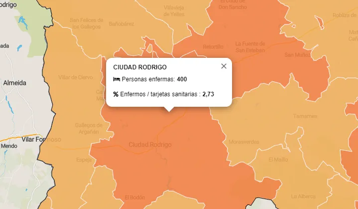 Las 7 Zonas viven su mejor jornada, pero la de Ciudad Rodrigo alcanza los 400 contagiados  