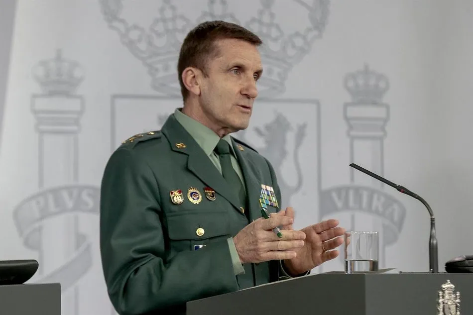El jefe del Estado Mayor de la Guardia Civil, José Manuel Santiago Marín - Moncloa