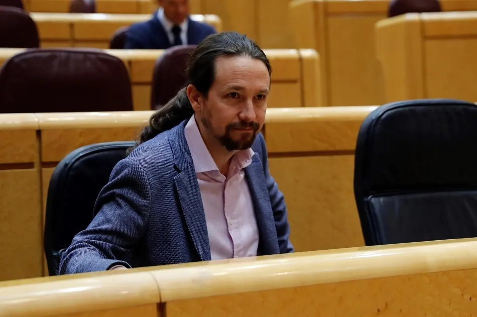 El vicepresidente segundo del Gobierno, Pablo Iglesias, en el Senado | EP