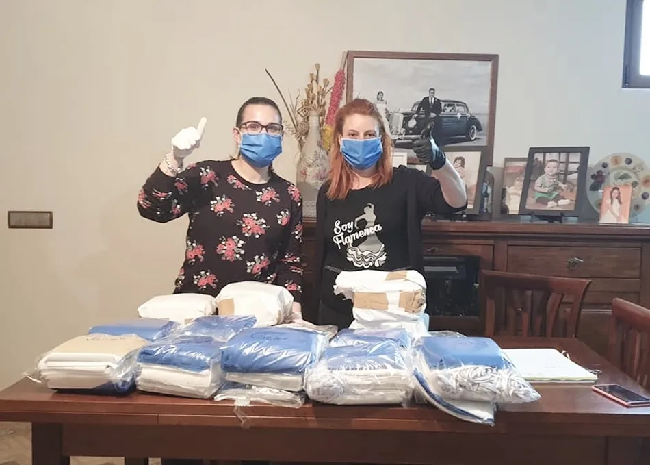 Cantalpino empieza a tejer 1.500 mascarillas homologadas más