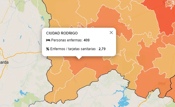 La Zona de Ciudad Rodrigo sufre el ‘clásico’ repunte de los martes con 7 contagiados más  