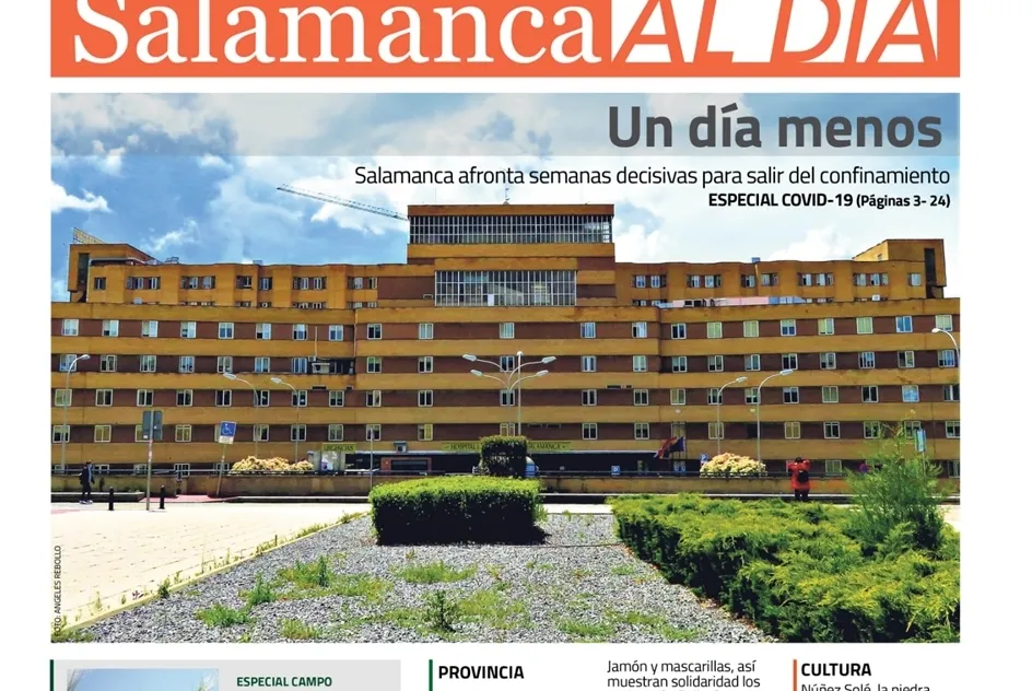 Portada de este número de mayo de SALAMANCA AL DÍA