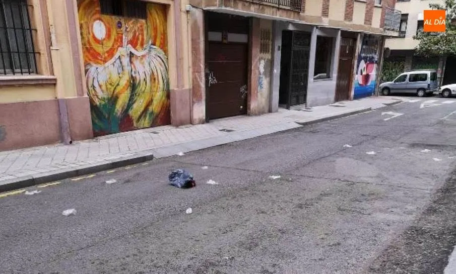 Foto 6 - Quejas en el barrio del Oeste por la cantidad de guantes desechables tirados en la calle Pap&iacute;n