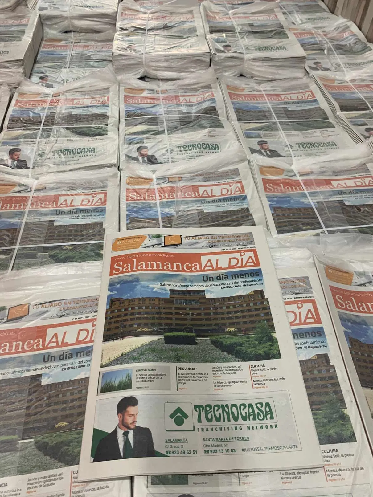Foto 3 - Este jueves sale a la calle el n&uacute;mero de mayo del peri&oacute;dico en papel SALAMANCA AL D&Iacute;A