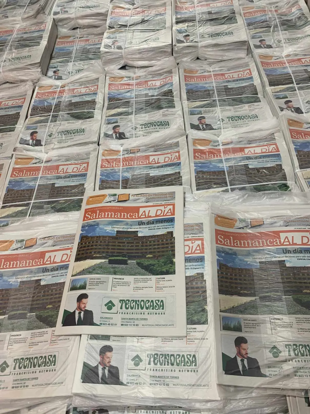 Foto 2 - Este jueves sale a la calle el n&uacute;mero de mayo del peri&oacute;dico en papel SALAMANCA AL D&Iacute;A