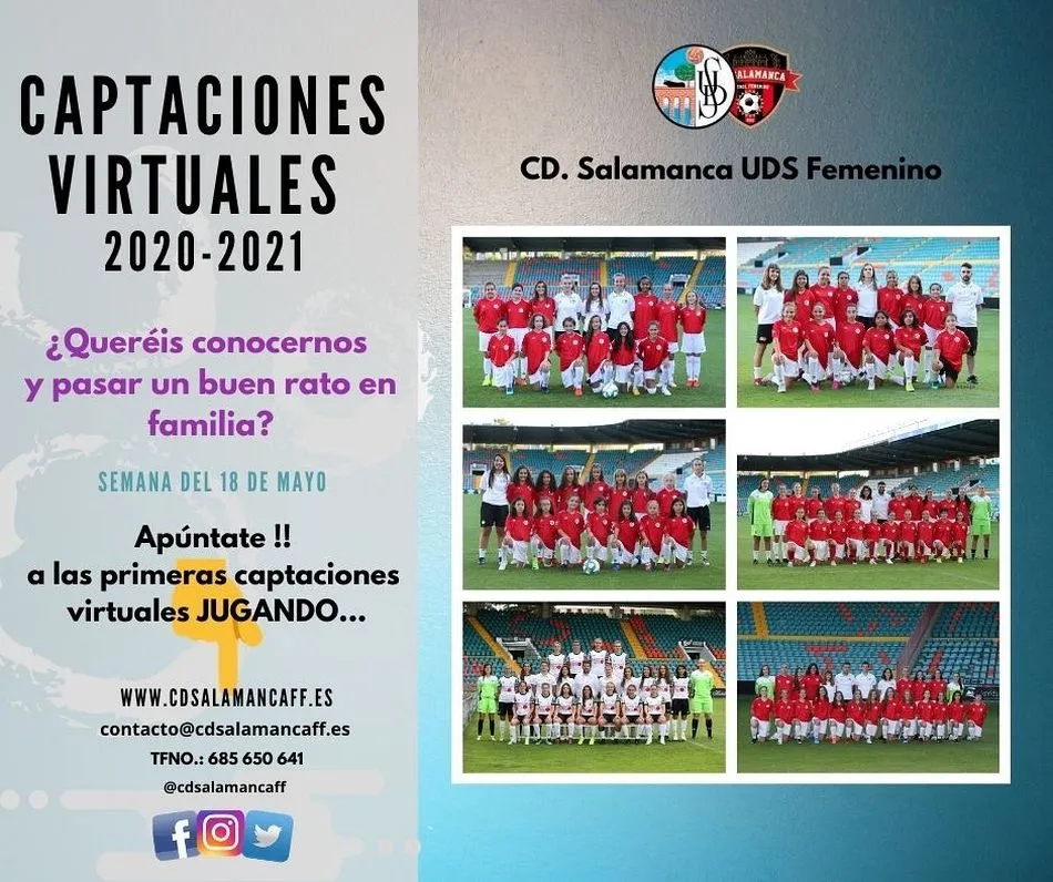 Foto 2 - El CD Salamanca UDS femenino apuesta por &ldquo;captaciones virtuales&rdquo;